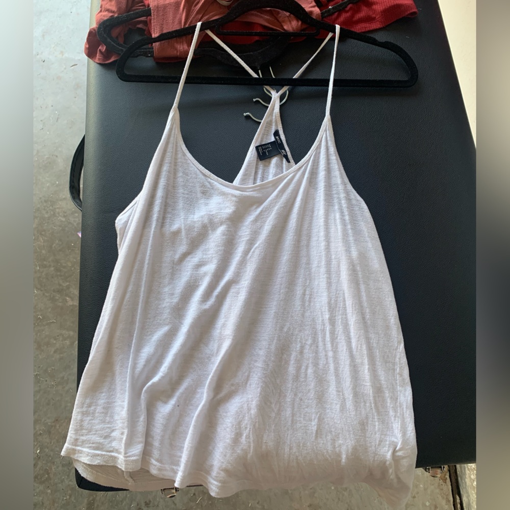 White tank top